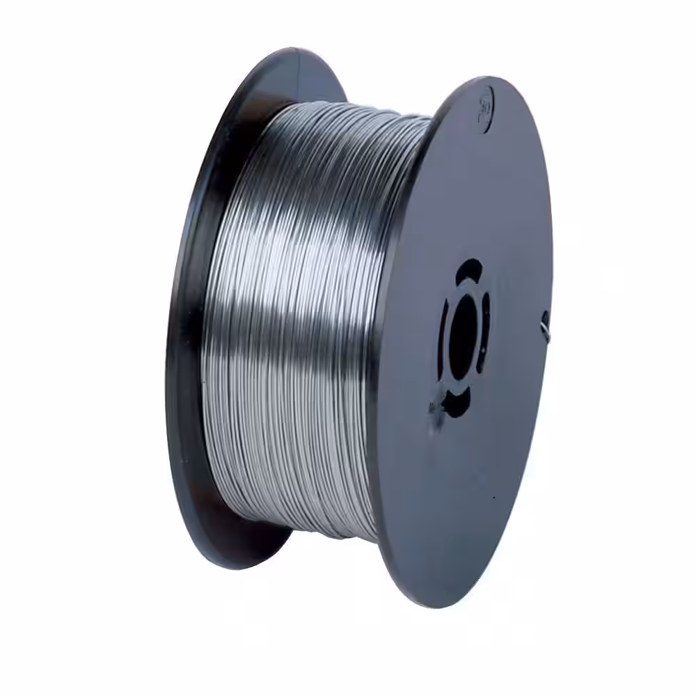<p>Flux-cored tubular welding wire electrode (e.g., E70T-L) containing internal flux for shielding, used without external gas, with classification indicating strength and welding position capability.</p>