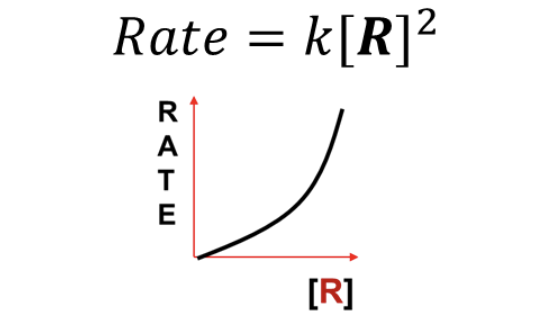 <p>What <strong>RATE LAW</strong> does this graph represent?</p>