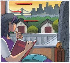 <p>motion parallax</p>