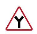 <p>Y-Junction Ahead</p>