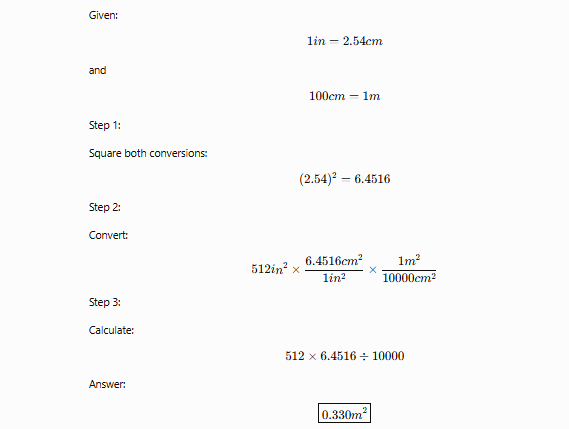 <p><span data-name="star" data-type="emoji">⭐</span> <strong>ASVAB Tip</strong><br>Area → square the conversion factor.</p><p>Volume → cube the conversion factor.</p>