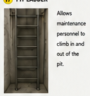 <p>Pit ladder</p>