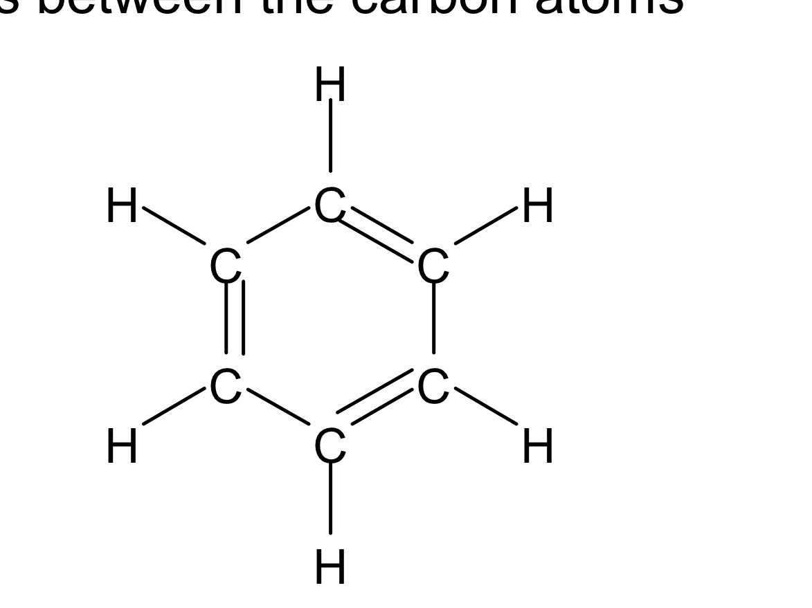 <p>Compare the kekule model with the delocalised model (what type of molecule is the delocalised model? What is the bonding angle?)</p>