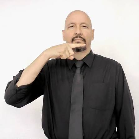 <p>Rotate finger away from lips. </p>