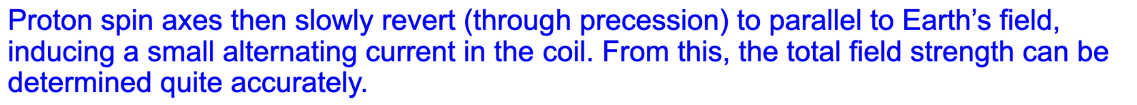 <p>Measures the total amplitude of the Earth’s magnetic field. </p>