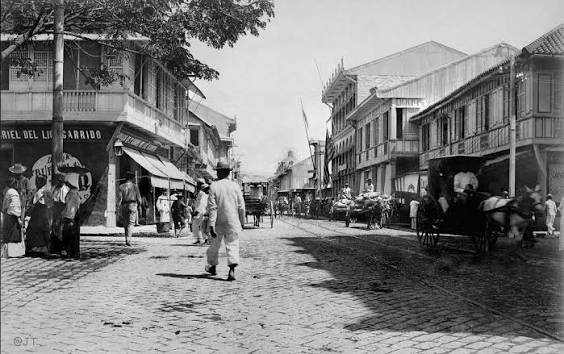 <p><span>Old name of Quintin Paredes Street; Manila's historic commercial district lined with Chinese shops</span></p>