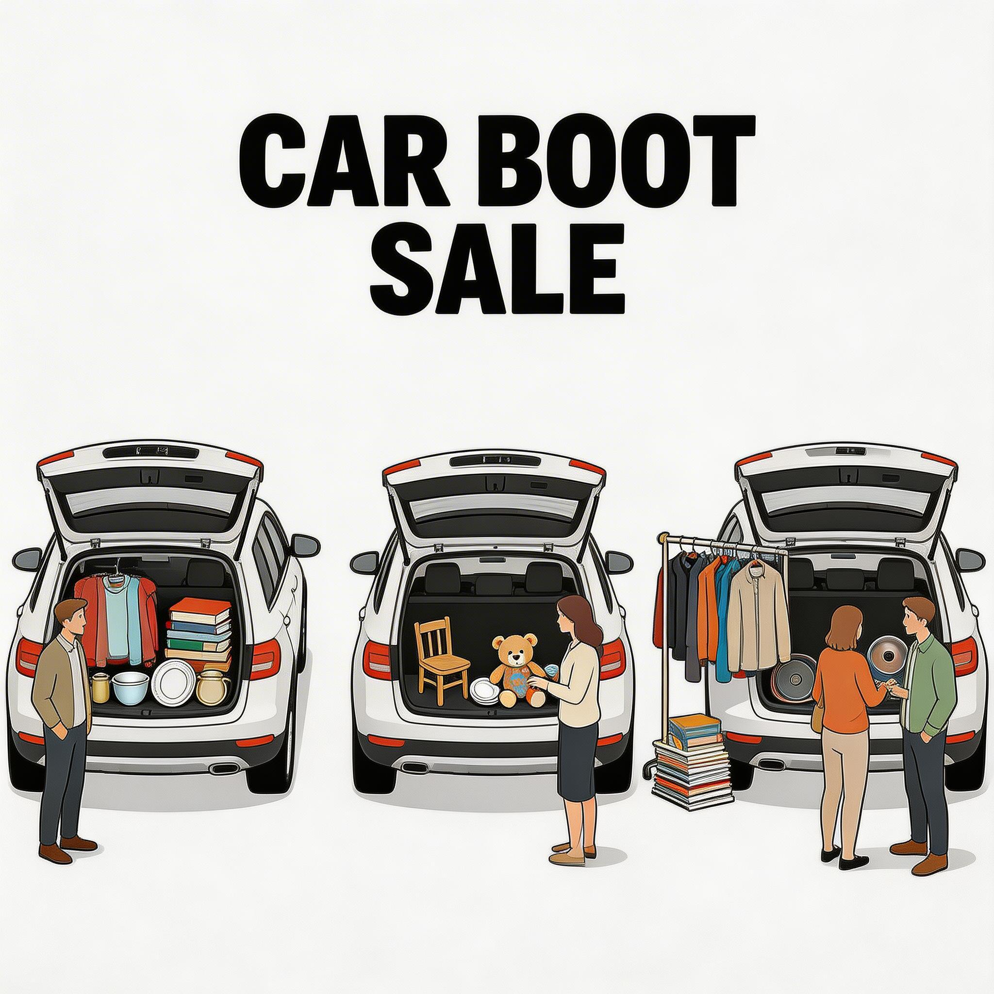 <p><strong><mark data-color="green" style="background-color: green; color: inherit;">car boot sale</mark> /ˈkɑːr buːt seɪl/</strong></p><p><strong>DEUTSCH: </strong></p><p>Flohmarkt aus dem Kofferraum</p>