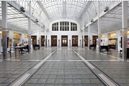 <p>Postal Savings Bank Building, Otto Wagner, Vienna, Austria</p>