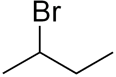 <p>Label the α, β, and γ carbons relative to bromine. </p>
