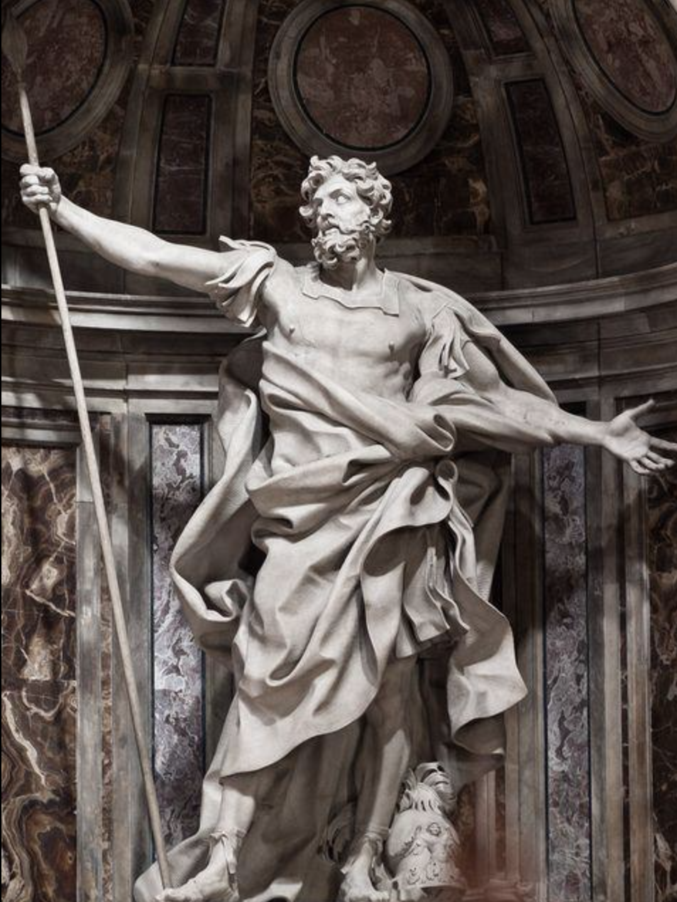 <p><span style="color: green;">St. Longinus - Bernini</span></p>