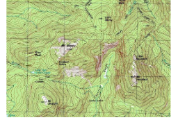 <p>-A t<u>ype of reference map</u> that <strong><u>shows natural/physical landscape</u></strong></p><p>-Uses graphic representation, such as 3D or isolines, (lines that links different places that share a common value, like elevation) to s<strong>how Earth’s surface</strong></p><p>-Typically shows natural or physical features of landscape</p>