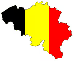 <p>to/in Belgium</p>