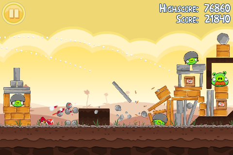 <p><strong>Angry Birds (2009)</strong></p><p><strong>Genre:</strong> Puzzle</p><p><strong>Subgenres:</strong> Physics puzzle, trajectory, destruction</p>