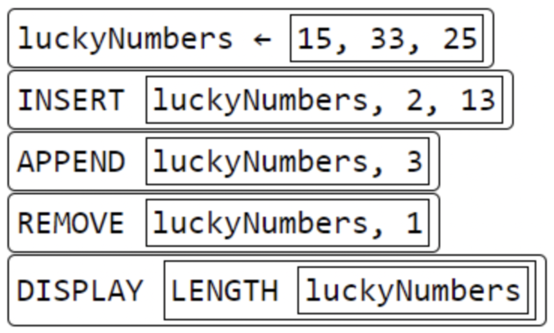<p><span>Based on the CollegeBoard requirements of lists, what will be displayed after this code segment is run?</span></p><p></p><p>A. 3</p><p>B. 2</p><p>C. 1</p><p>D. 4</p>