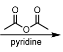 <p>pyridine</p><p><span style="color: blue;"><strong><em>Acetylation of Aniline using Acetic Anhydride</em></strong></span></p><p><span style="color: purple;"><sub>(Benzene Side-Chain Reactions)</sub></span></p>