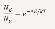 <p><span>At room temperature, Nα ≈ Nβ.</span></p>