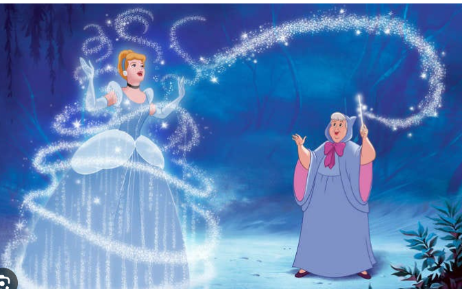 <p>Whats one similarity between the Fairy Godmother and Cinderella.</p>