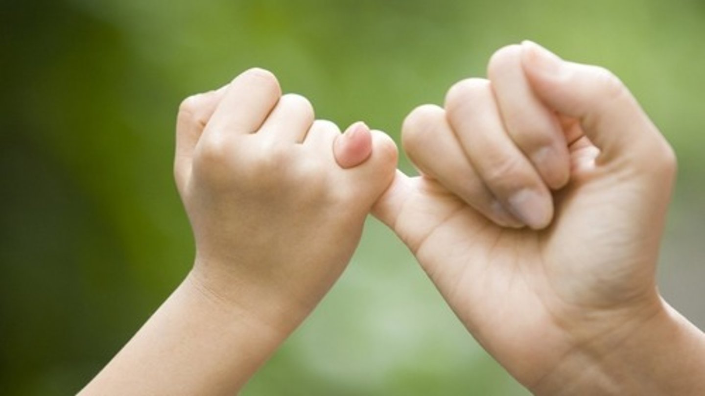 <p>(phrase) to tell someone you will definitely do something.</p>