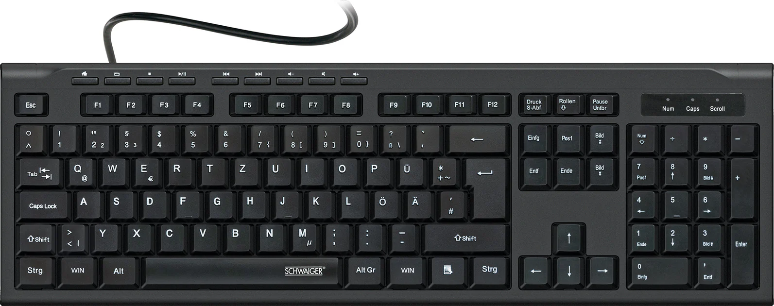 <p><strong>Klavye</strong></p><p><strong>*****************************************************************************************</strong></p><p>Ich brauche eine Tastatur.</p><p>Bir klavyeye ihtiyacım var.</p>