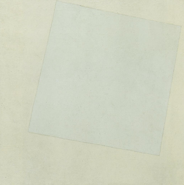 <p>Suprematist Composition, White on White</p>