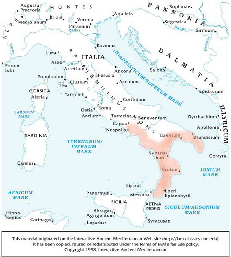 <p>greek populated a south part of italy, that’s why there is a lots of greek temples there → valley of the temples</p>