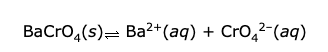 <p><span>The equilibrium</span></p><p>exists in a saturated aqueous solution of BaCrO<sub>4</sub>. Dissolution of Na<sub>2</sub>CrO<sub>4</sub> in a saturated aqueous BaCrO<sub>4</sub> solution would:</p><ul><li><p>A.</p><p><span style="line-height: inherit; font-size: inherit;">have no effect on the position of this equilibrium.</span></p></li><li><p>B.</p><p>shift this equilibrium left.</p></li><li><p>C.</p><p>shift this equilibrium right.</p></li><li><p>D.</p><p><span style="line-height: inherit; font-size: inherit;">shift this equilibrium first right and then left.</span></p></li></ul><p></p>