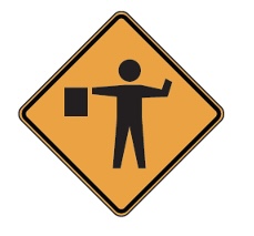 <p><span>Warns drivers that a flagger is <mark data-color="red" style="background-color: red; color: inherit;">ahead regulating traffic flow using a flag or paddle.</mark></span></p>