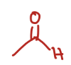 <p>H attacks C → Aldehyde</p>