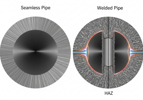 <p><strong><mark data-color="blue" style="background-color: blue; color: inherit;">TYPE OF STEEL PIPE:</mark></strong></p><p></p><ul><li><p><span><span>A pipe made </span><strong><span>without any welded seam</span></strong></span></p></li><li><p><span><span>Formed by </span><strong><span>piercing a solid steel billet</span></strong></span></p></li></ul><p><span data-name="point_right" data-type="emoji">👉</span><span><span> No weak line → </span><strong><span>uniform strength all around</span></strong></span></p><p></p><p><span><strong><span>1. Common Uses</span></strong></span></p><ul><li><p><span><strong><span>High-pressure pipelines</span></strong></span></p></li><li><p><span><span>Oil &amp; gas industry</span></span></p></li><li><p><span><span>Boilers and heat exchangers</span></span></p></li><li><p><span><span>Power plants</span></span></p></li></ul><p></p><p><span><strong><span>2. Advantages</span></strong></span></p><ul><li><p><span data-name="check_mark_button" data-type="emoji">✅</span><span><span> </span><strong><span>No weld seam → strongest type of steel pipe</span></strong></span></p></li><li><p><span data-name="check_mark_button" data-type="emoji">✅</span><span><span> resistant to </span><strong><span>high pressure and temperature</span></strong></span></p></li><li><p><span data-name="check_mark_button" data-type="emoji">✅</span><span><span> Uniform structure (no weak points)</span></span></p></li><li><p><span data-name="check_mark_button" data-type="emoji">✅</span><span><span> Reliable for critical systems</span></span></p></li></ul><p></p><p><span><strong><span>3. Limitations</span></strong></span></p><ul><li><p><span data-name="cross_mark" data-type="emoji">❌</span><span><span> </span><strong><span>More expensive</span></strong><span> than welded pipes</span></span></p></li><li><p><span data-name="cross_mark" data-type="emoji">❌</span><span><span> Limited sizes compared to welded</span></span></p></li><li><p><span data-name="cross_mark" data-type="emoji">❌</span><span><span> More complex manufacturing</span></span></p></li></ul><p></p>