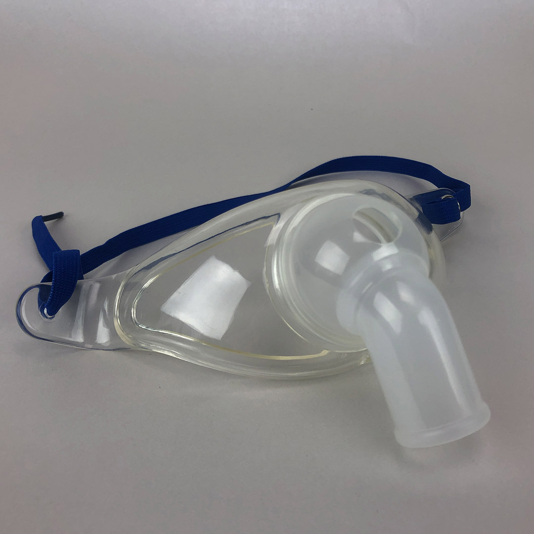 <p><span>A specialized mask designed for patients with a stoma, allowing for the delivery of oxygen or ventilatory support directly through the stoma opening, which bypasses the upper airway.</span></p>