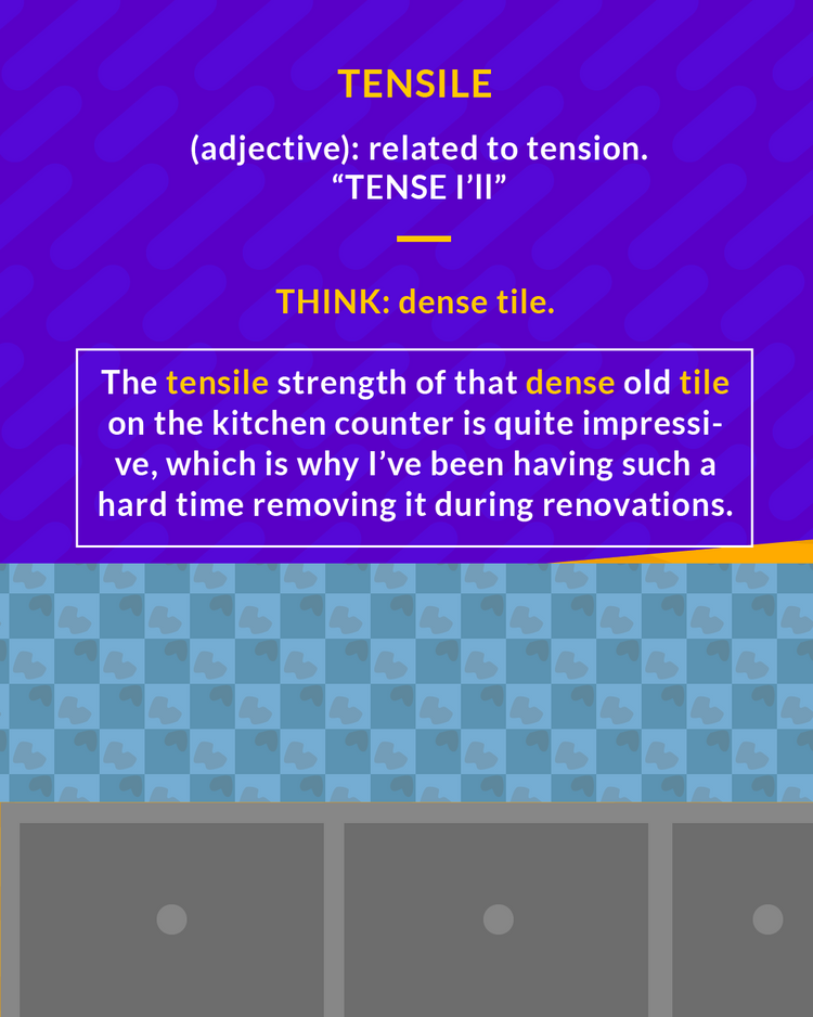 <p>(adj.) relating to tension</p>