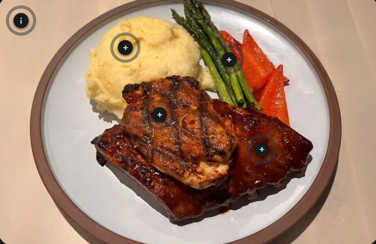 <p>chicken & ribs </p>