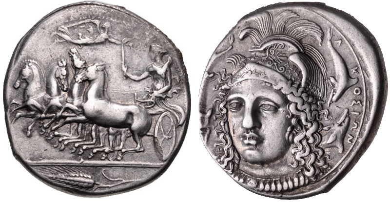 <p>Coinage - Coin of Syracuse (Eukleidas)</p>