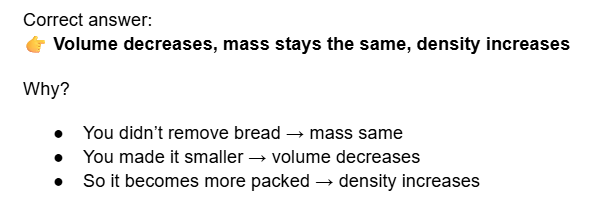 <p>Decreases, stays the same, increases</p>