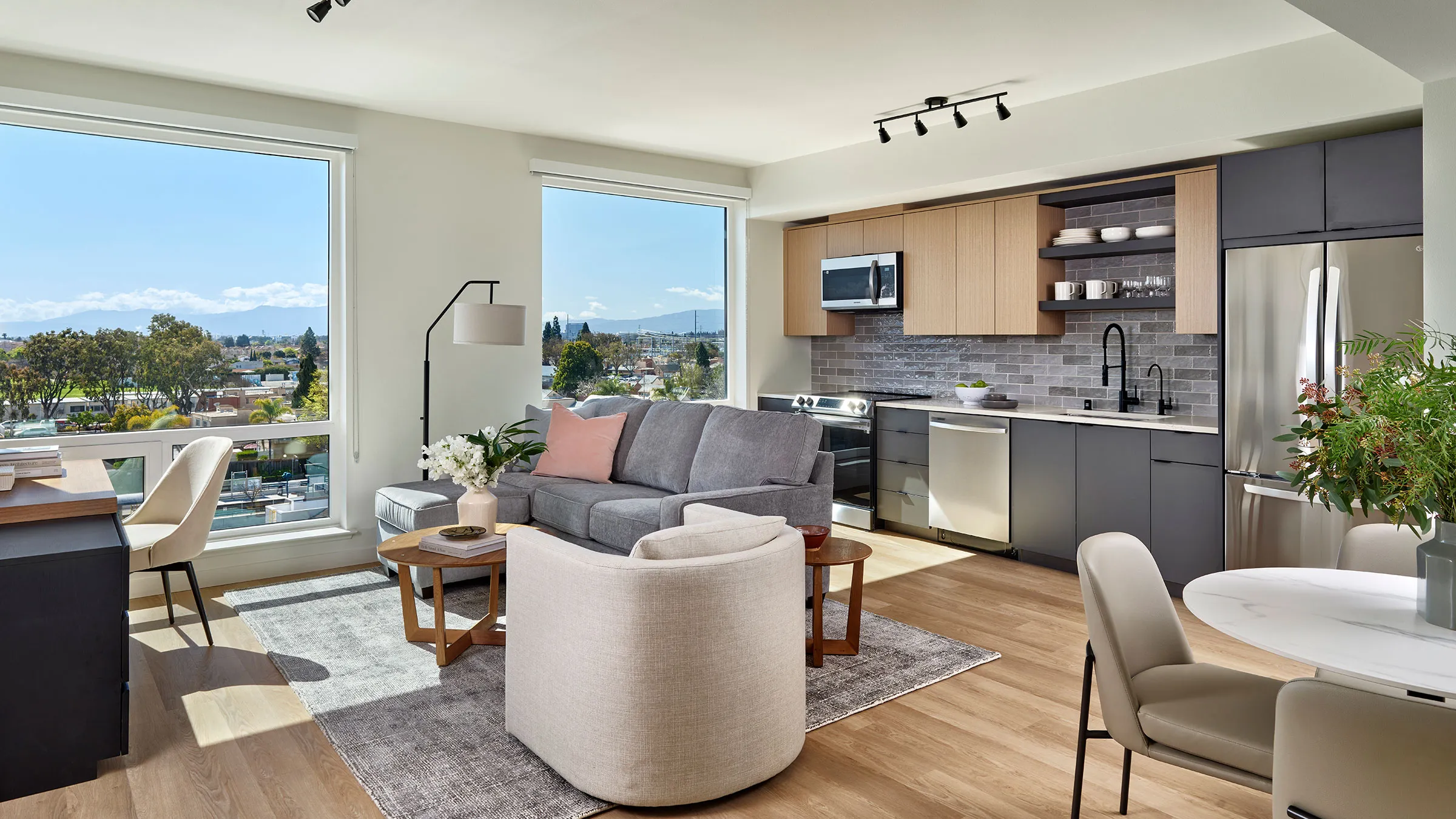 <p>a fully furnished flat</p>