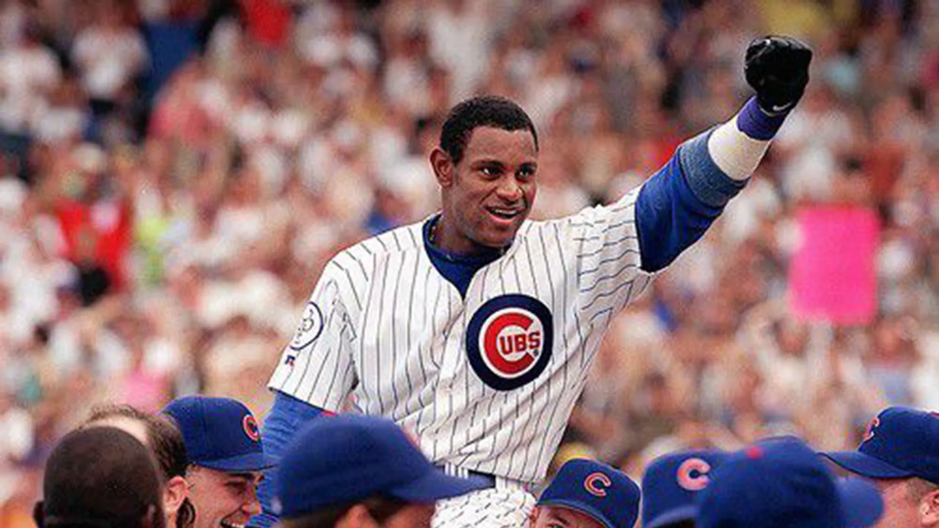 <p>OF Sammy Sosa (CHC) (1st &amp; only of career, home run race w/ McQwire)</p>