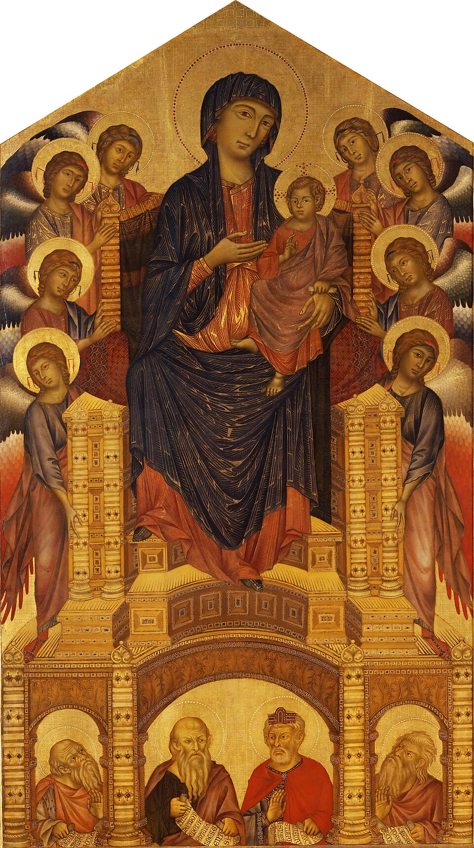 <p>Madonna Enthroned</p>