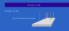 <p>R x 045; L x 135 Target (Pic)</p>
