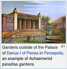 <p>paradise (meaning the Persian feature)</p>
