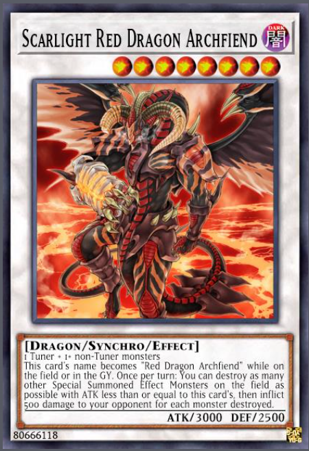 <p>Scarlight Red Dragon Archfiend</p>