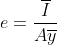 <p>eccentricity</p>