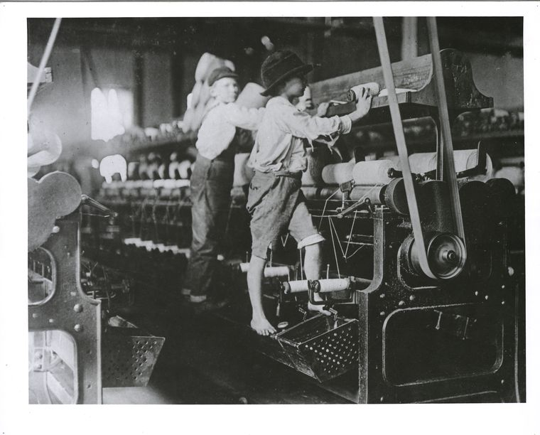 <p>A teacher shows a class a historical photograph showing very young children working in a cotton mill. The teacher ask the class two write two labels for this image, one label for third graders and another for adults. Which approach is best?</p>