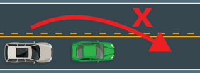 <p>What does a solid yellow & a dashed yellow line mean?</p>