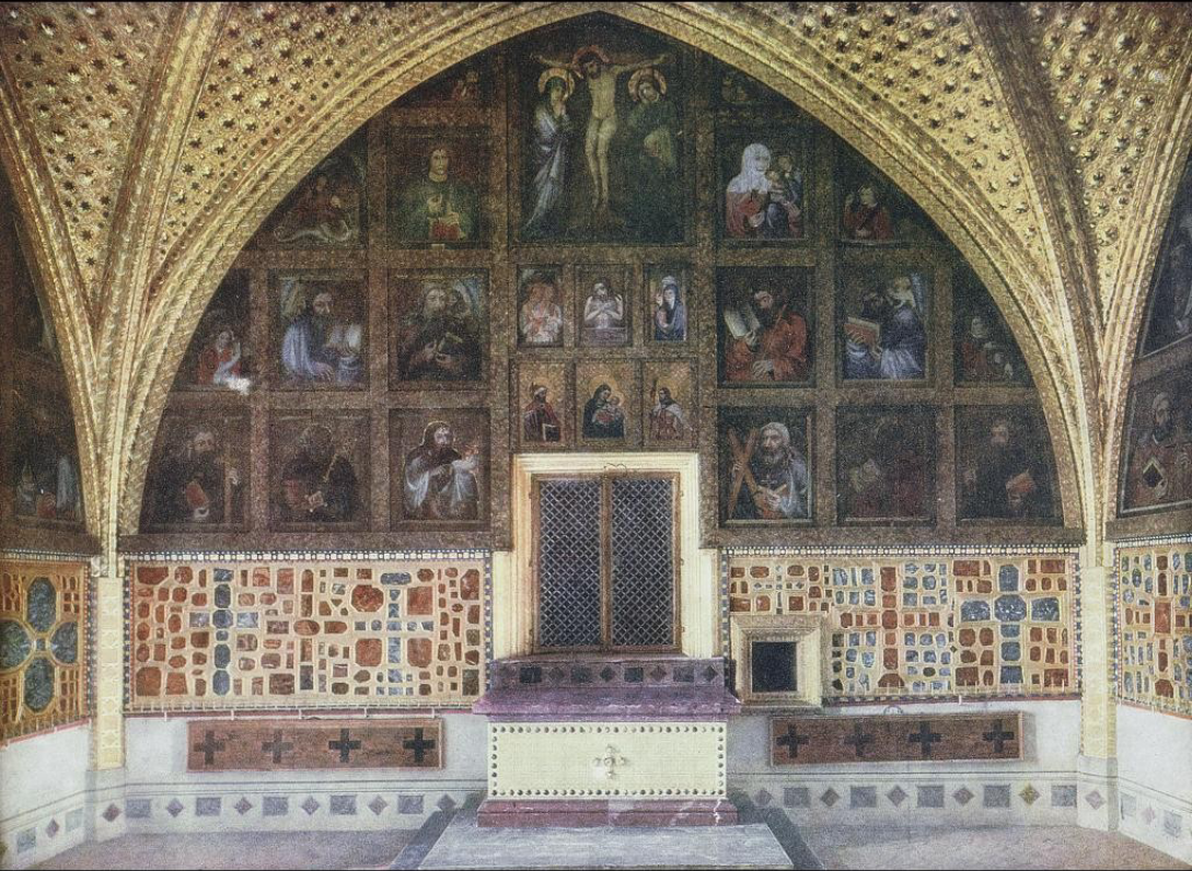<p>Master Theodoric, Karlstejn Castle, Chapel of the Holy Cross, near Prague, 1357</p>