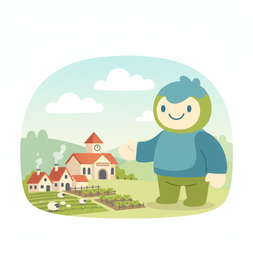 <p>An example of a local leader who helps guide a village.</p>