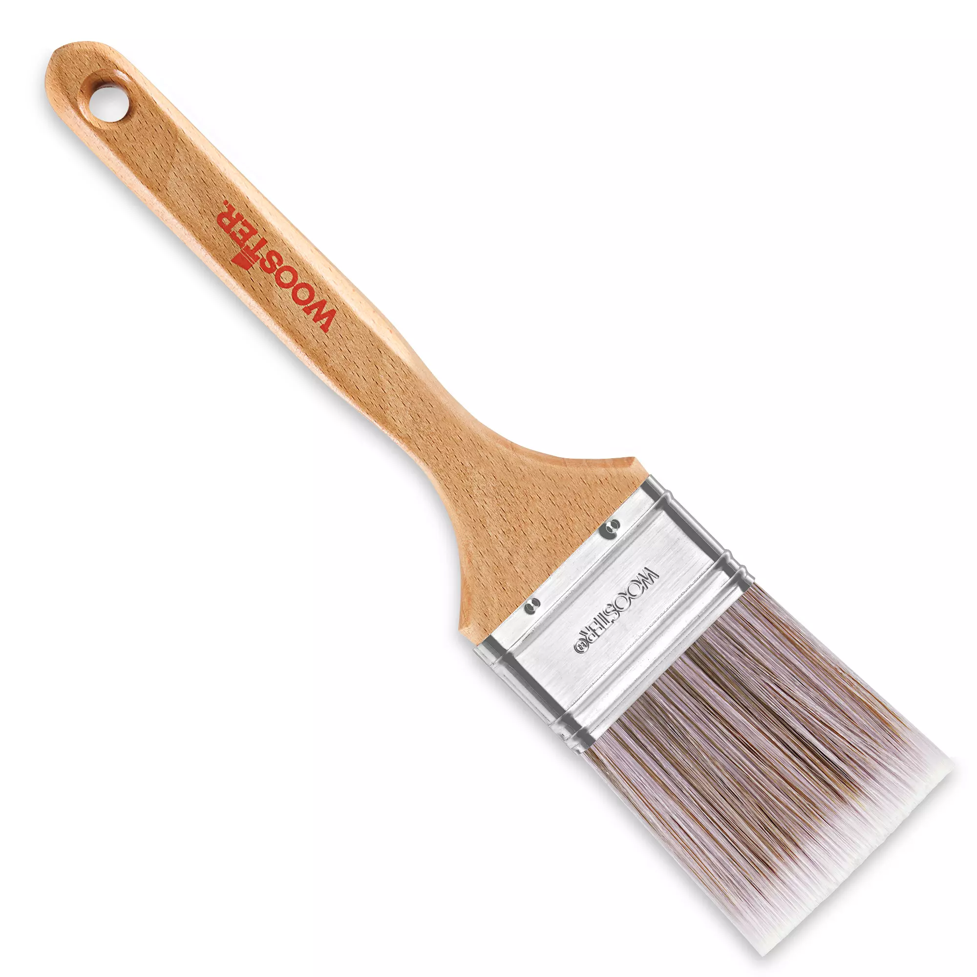 <p>Handheld painting tool with natural or synthetic bristles used to apply paint; natural bristles for oil-based paints, synthetic for water-based, available in 1–6 inch widths.</p>