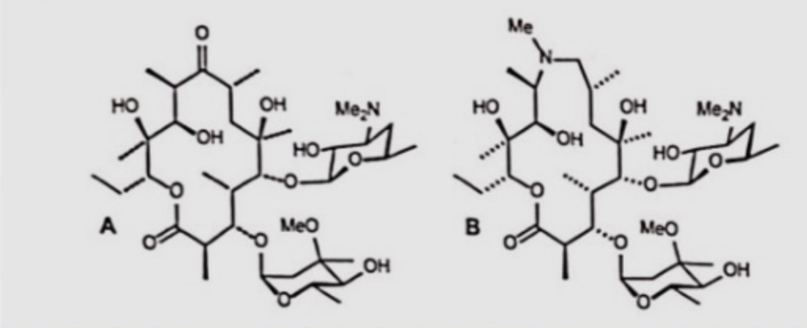 <p>Classe </p><p>Nom du genre de la source naturelle </p><p>Quelle sont les améliorations en terme de spectre d’action, voie d’administration et pharmacocinétique par rapport a l’azythromycine </p><p></p><p></p>