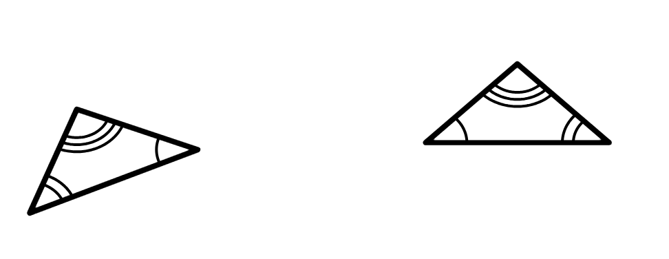 <p>Determine the relationship between the two triangles and whether or not they can be proven to be congruent.</p><p>The two triangles are related by _____ , so the triangles ___.</p>