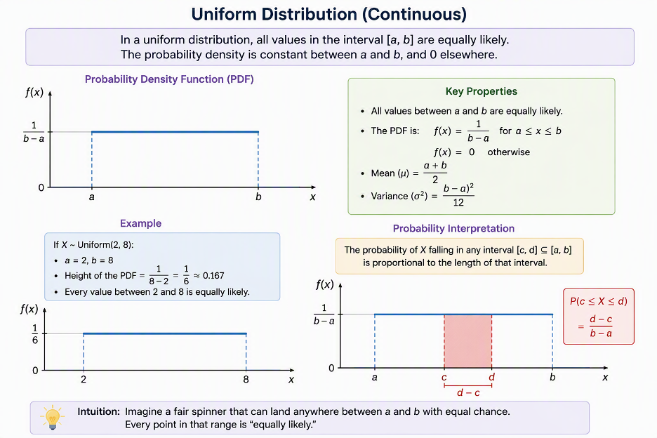 <p>Uniform Distribution </p>