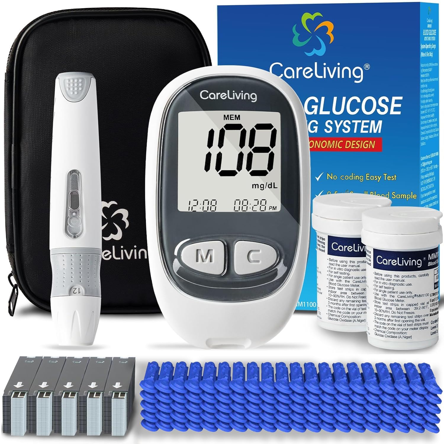 <p>blood glucose meter</p>